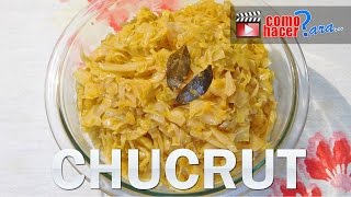 Cómo Hacer CHUCRUT  Receta fácil y rápida [upl. by Etep597]