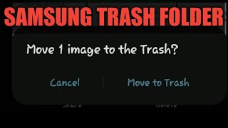 How Delete or Restore Images amp Videos from Trash folder on Samsung Galaxy [upl. by Adigun]