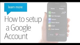 How to Setup a Google Account  Jitterbug Smart [upl. by Eile]