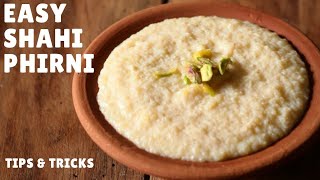 Phirni Recipe  How to Make Firni At Home  Eid Dessert Recipe Hindi [upl. by Atteynad]