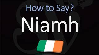 How to Pronounce Niamh CORRECTLY Irish Names Pronunciation [upl. by Catarina]