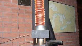 Water Heating Coil for Woodstoves  SAFE water heating  Cannot develop extreme pressures [upl. by Aivart]