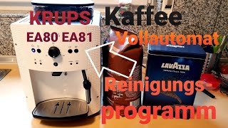 KRUPS Kaffeevollautomaten reinigen Serie EA80 EA81 [upl. by Atener]