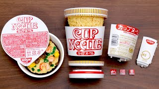 【前編】カップヌードルプラモデル Nissin Cup Noodles Plastic Model Kit Japanese instant ramen [upl. by Powel651]