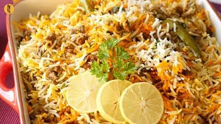 Dum Keema Biryani Recipe By Food Fusion Eid Special Recipe [upl. by Truda]