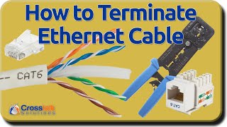 How to Terminate Ethernet Cables [upl. by Asiela]