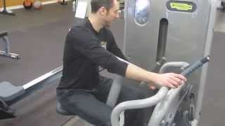 How to Use the Low Row Machine [upl. by Evatsug]