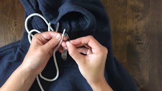 2 Minute Life Hack – Restring Your Hoodie [upl. by Averat]