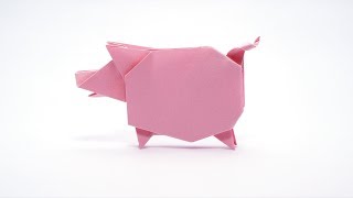 ORIGAMI PIG Jo Nakashima [upl. by Vanya418]