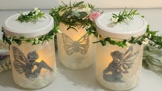 DIY Leuchtende DekoGläser  FeenLaternen  Fairy Jars  Fairy Lantern [upl. by Nosmas]