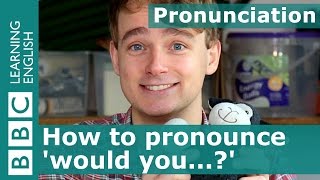 Pronunciation How to pronounce would you [upl. by Lesirg]