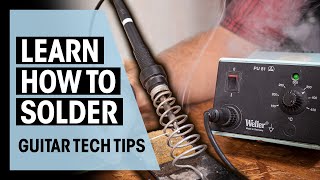 How to Solder Guitar Electronics  Guitar Tech Tips  Ep 20  Thomann [upl. by Ilecara]