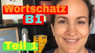 🇩🇪 Wortschatz B1  Teil 1  Alle Wörter die du brauchst [upl. by Taylor]