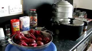 Garden Allotment  How to  Pickle Beetroot [upl. by Merrilee89]