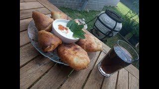 Samsa and Samosa in Tandoor Tandyr тандыр Tandir Tonir [upl. by Enirod]