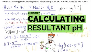 Calculating the Resulting pH [upl. by Socram]