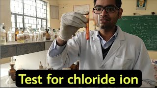 Chromyl chloride test  Test for chloride ion  Confirmatry test of chloride ion [upl. by Cherice643]