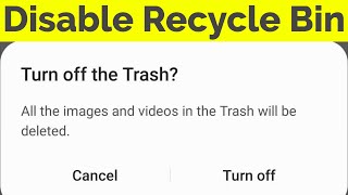 How to delete files photos and videos from Trash  empty Recycle bin in samsung phone [upl. by Acirtal127]