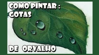 Como Pintar  Gotas de Orvalho [upl. by Sitsuj]