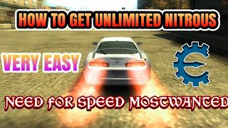 NFS MOSTWANTED 2005  How to get unlimited nitrous [upl. by Retsae364]