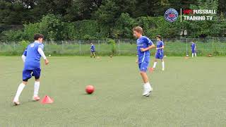 Fußballtraining Passen  Passtechnik Teil 2 [upl. by Elyrrad]