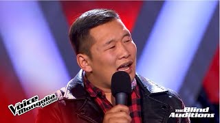 DashnyamE  quotBusguiquot  Blind Audition  The Voice of Mongolia S2 [upl. by Drawoh]