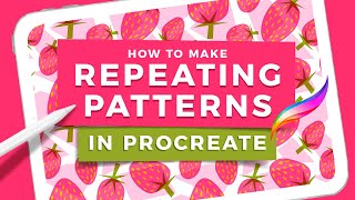 How to Make Repeating Patterns in Procreate [upl. by Best106]