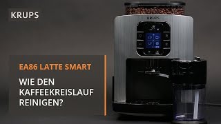 Kaffeekreislauf des Latte Smart Kaffeevollautomats reinigen  Krups [upl. by Uwkuhceki]