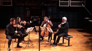 Dvorák String Quartet quotAmericanquot BowmanSimonenDannLester [upl. by Nohtanoj]