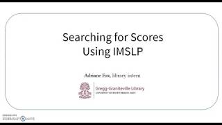 IMSLP tutorial [upl. by Dusa]