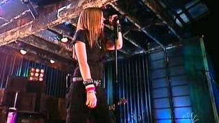 Avril Lavigne  Sk8er Boi  Live  Late Night with Carson Daly 101202 [upl. by Schell]