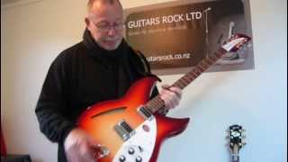 Rickenbacker 330 Fireglo Guitar  Review by Guitars Rock [upl. by Latsirhc789]