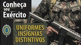 Uniformes Insígnias e Distintivos do Exército [upl. by Nad]