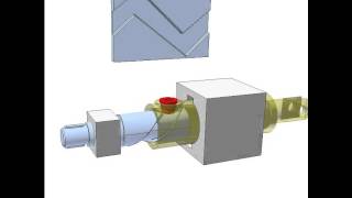 Converting two way linear motion into one way rotation 4 [upl. by Milstone]