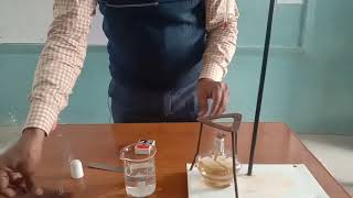 Demonstrate the temperature effect solubility 9th Chemistry practical  Experiment 611 [upl. by Fredelia]