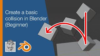 Create a basic collision in Blender Beginner [upl. by Aihsile]