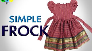 Simple Frock  Baby Frock  Cutting and Stitching  BST [upl. by Lura201]