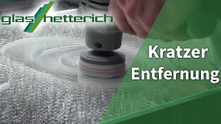 Professionelle Entfernung Kratzer im Glas im Video [upl. by Fosque497]