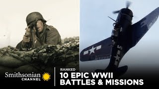 10 Epic WWII Battles amp Missions 🪂 Smithsonian Channel [upl. by Adnawad]