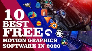 10 Best FREE Motion Graphics Software in 2020 [upl. by Alial]