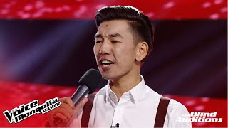 YadamKh  quotDance with somebody quot  Blind Audition  The Voice of Mongolia S2 [upl. by Ecallaw]