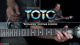 Toto  Rosanna Guitar Lesson [upl. by Bret274]