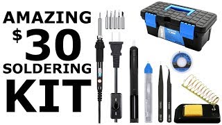 Amazing 30 Soldering Kit  Best Deal For Beginners [upl. by Nosreve]