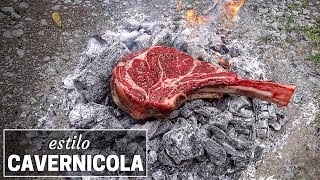 Carne Asada estilo Cavernícola  La Capital [upl. by Namien]