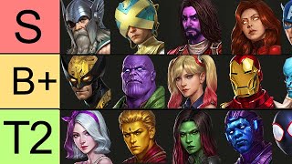 ULTIMATE T3  T4 RANKING Sept  Marvel Future Fight [upl. by Zirkle]