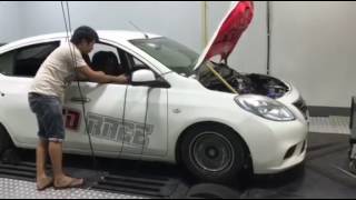 Kkt tuning almera 12L turbo 233hp [upl. by Levitt946]