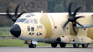 Spartan C27J Royal Moroccan Air Force  Takeoff in Berne HD [upl. by Adas]