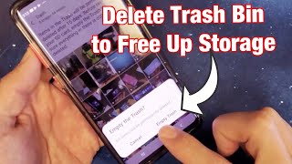 Galaxy S10S10ES10  How to Delete PhotosVideos in Trash Bin Recycle Bin [upl. by Nwahc]