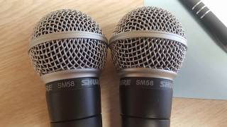 How To Spot A Fake Shure SM58 Microphone [upl. by Lavotsirc]