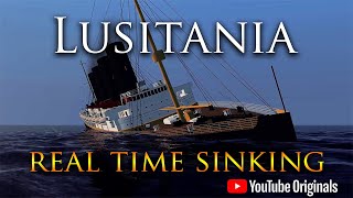 Lusitania  104 Years  A Real Time Sinking Animation [upl. by Eineg]